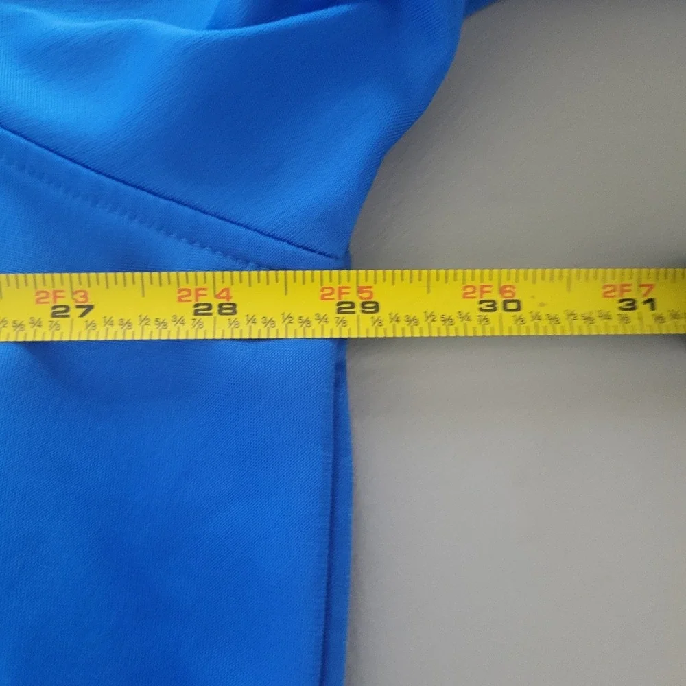 Adidas Track Jacket Mens 3XT Blue Colorblock Full Zip Three‎ Stripes